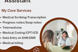scribe your medical charts and be your virtual assistant