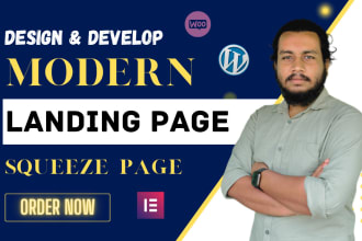 design, redesign landing page, wordpress website to boost your business