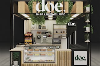 design 3d trade booth, retail display, exhibition stand, stall ,kiosk