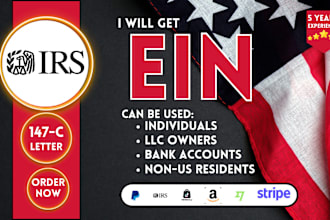 get your USA ein number from the irs for taxes
