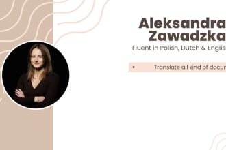 translate dutch, or polish to english