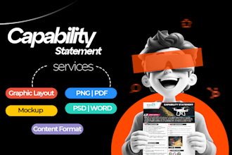 design capability statement, winning government capability statement