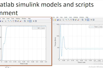 do matlab simulink models and scripts assignment