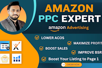 setup and optimize amazon PPC campaigns , efficient amazon fba ppc ads campaign