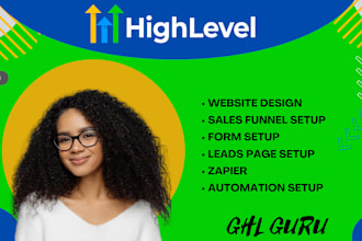 build your gohighlevel website, build gohighlevel automation, pipeline, workflow