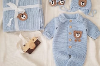 create your custom knit and crochet pieces with shipping