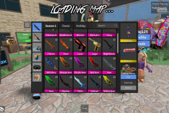 sell you godly mm2 knife and gun