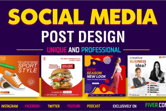 do social media facebook banner and youtube and linked banner design