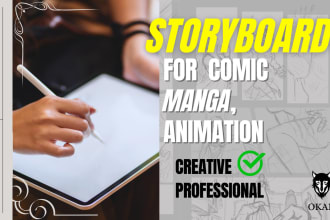 storyboard for comics and animation