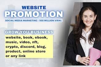 do promote business website, product, blog, e book, any link on targeted people