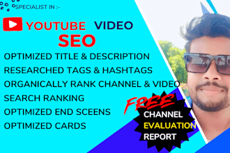 boost views, sub and organic growth as a youtube SEO expert