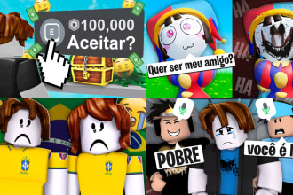 make a roblox thumbnail profissional