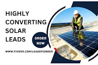 generate solar roofing commercial solar installation real estate homeowner leads