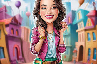 draw your photo to cartoon portrait
