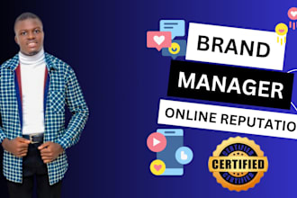 be your brand manager, social media marketing manager, brand management