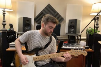 record funk guitar for your track