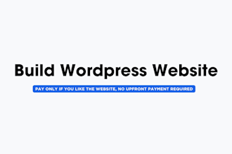 build a modern wordpress ecommerce or landing page, elementor expert