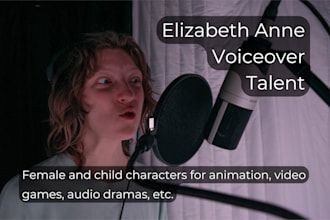 provide american female or young character voices