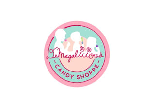 design fun vibrant candy store logo