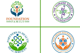 design nonprofit, charity health wellness logo for you