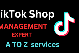 setup up tiktok shop, managing tiktok ads and shop, tiktok marketing all