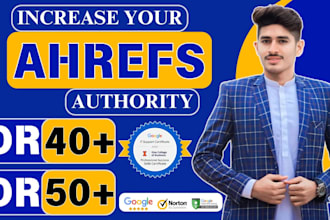 increase dr, ahrefs domain rating SEO backlinks DR 50plus