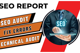 do SEO audit report and competitor website analysis