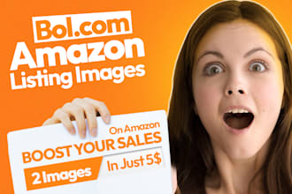 design premium bol product listing images, bol infographic