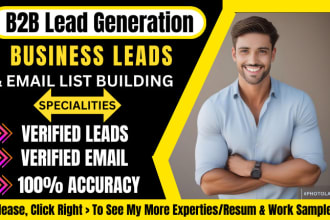 do b2b lead generation data scraping business sales leads email list building