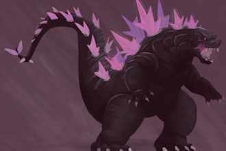 draw any animals or monsters