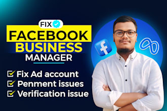 fix facebook business manager issues or set up your ad account