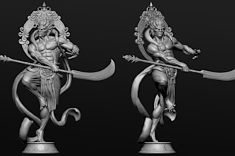 create 3d model figure for 3d printing