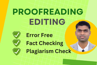 edit and proofread your ebook, essay, article and manuscript