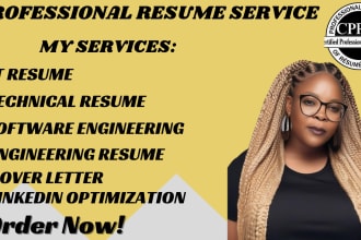 craft the perfect IT, engineering, or software resume and cover letter