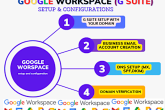 setup google workspace, g suite for your business email