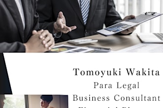 do consultation or paper work in japan