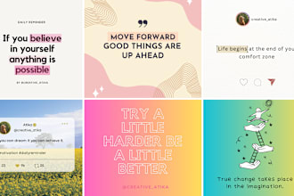 design motivational quotes images for your social media
