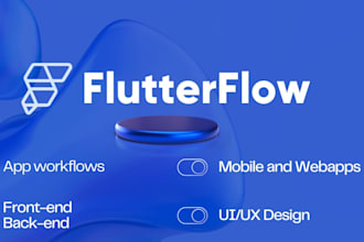 do mvp using flutterflow for android, ios and web app
