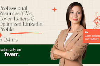 provide professional resume writing services in 24 hours