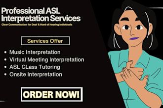 teach you american sign language asl as your personal tutor
