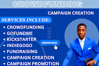 do a promotion for your crowdfunding , kickstarter indiegogo