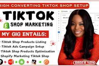 setup tiktok shop fix, tiktok shop dropshipping, shopify marketing, tiktok sales