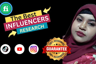 find the best youtube instagram and tiktok influencers for influencer marketing