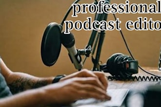 do audio editing and podcasting