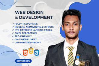 build your website using craft cms and bug fixing