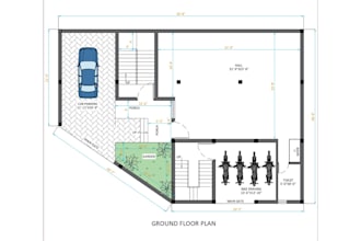 draw architectural drawing, floor plans, house plans in cad