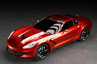 create 3d cars with renders