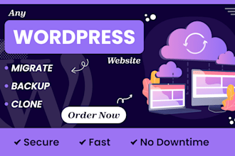 migrate, transfer, backup and clone your wordpress website