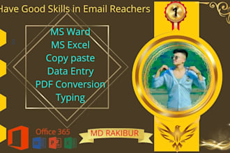 do expert in data entry, typing, copy paste,