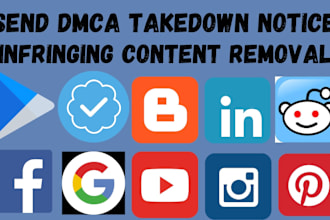 remove infringing content facebook,instagram,youtube,google,etsy,twitter by dmca